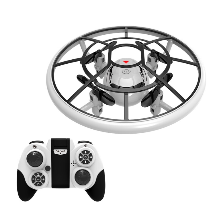 

Q1 Mini Colorful Light Fixed Height Remote Control Anti-Collision Quadcopter Drone(White)