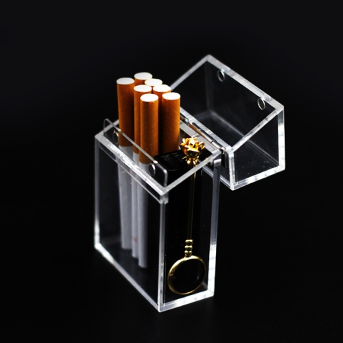 

Acrylic Transparent Cigarette Case Thickened Portable Lighter Cigarette Case Bag