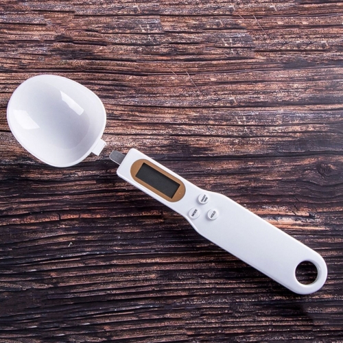 

ABS Electronic Measuring Spoon Spoon Weighing Measuring Tool, Specification: 500g/0.1g, Colour: White