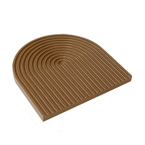 

Water Ripple Cutting Board Afternoon Tea Snack Plate Photo Props Medium (Warm Brown)