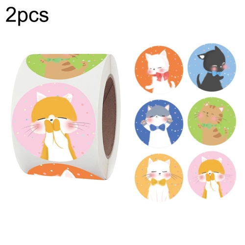 

K-34-38 2 PCS Children Toy Reward Sticker Office Stationery Decoration Label Sealing Sticker, Size: 3.8 Cm / 1.5 Inch