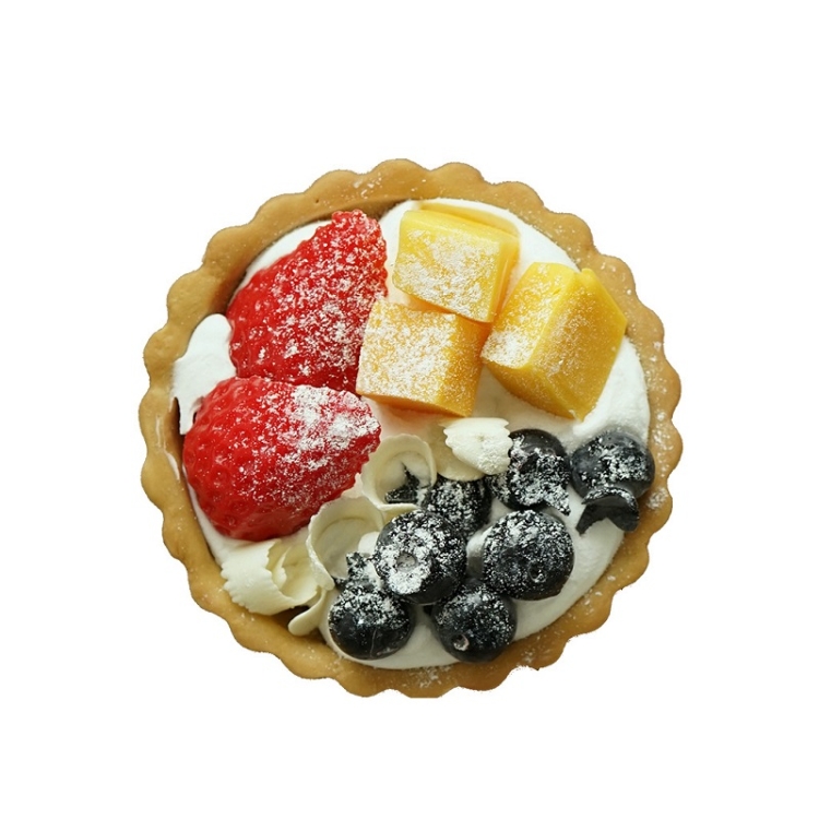 

Simulation Fruit Tarts Dessert Props Bakery Shop Window Photography Props, Large Grass Mango Berry