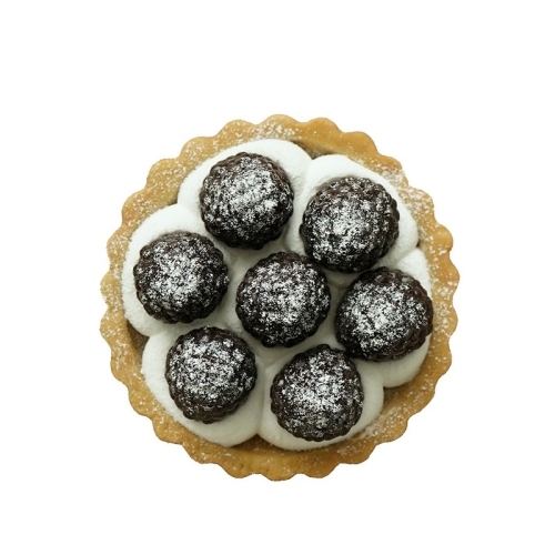 

Simulation Fruit Tarts Dessert Props Bakery Shop Window Photography Props, Large Black Raspberry