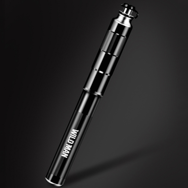 

WILD MAN GK9 Portable Bicycle Pump Mountain Bike American And French Mouth Universal Mini Pump, Colour: Black(Long: 22.58 cm)