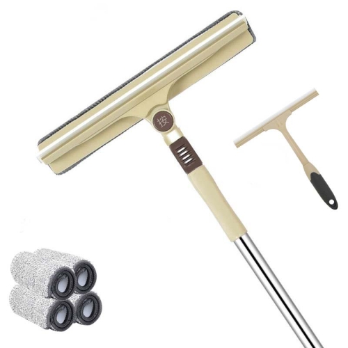 

Household Window Wiper Glass Wiper Telescopic Rod Scraper, Specification: Standard 5