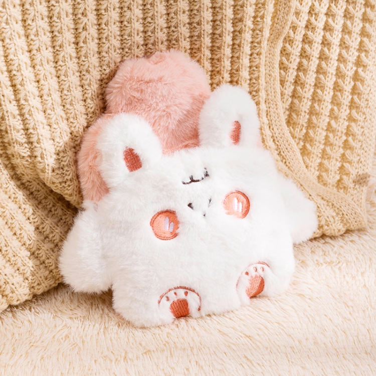 

Rabbit Fur Cartoon Three-Dimensional Water Injection Hot Water Bottle Student Warmer Bag 400ml(Rabbit)