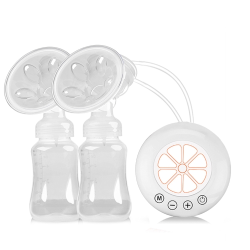 

Large Suction Smart Electric Bilateral Breast Pump 12-Speed Silent Breast Pump(White )