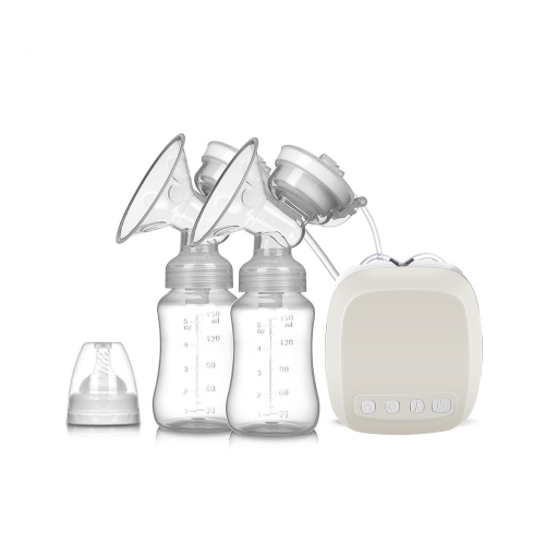 

Electric Breast Pump Large Suction Mute Smart Milking Device Prolactin Massage(White )