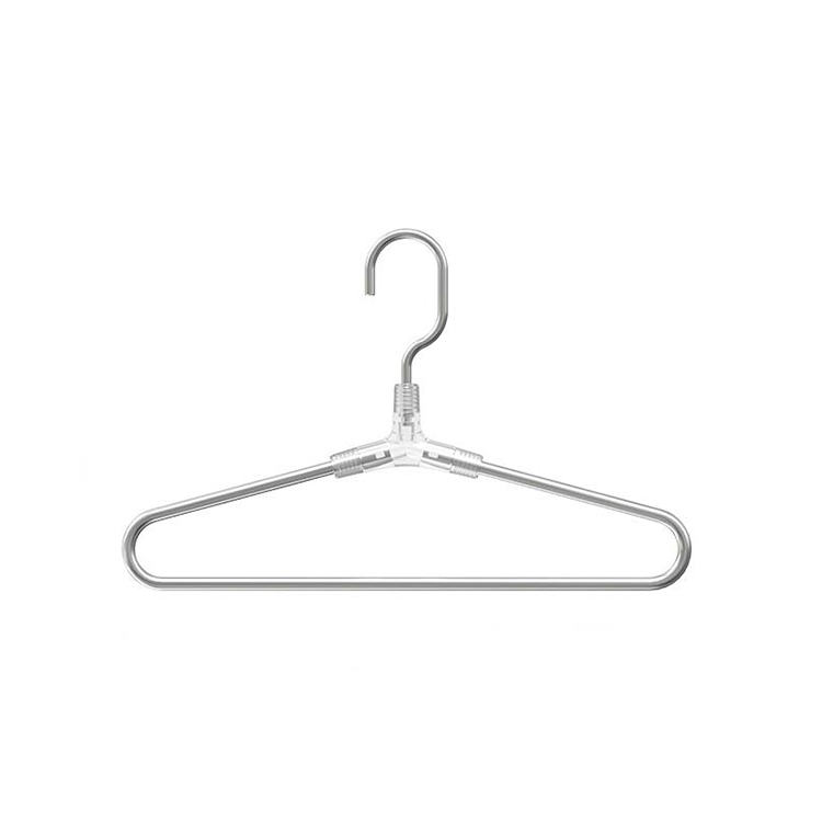 

2 PCS Aluminum Alloy Hanger Household Pants Rack Seamless Non-Slip Clothing Support, Style: Children Hanger