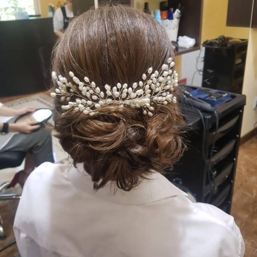 

Pearls Bridal Hair Comb Wedding Head Piece Ladies Wedding Accessories