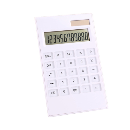 

2 PCS Solar 12-Digit Crystal Button Financial Office Calculator, Colour: Crystal Calculator