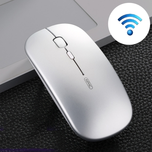 

Inphic PM1 Office Mute Wireless Laptop Mouse, Style:Matte(Space Silver)