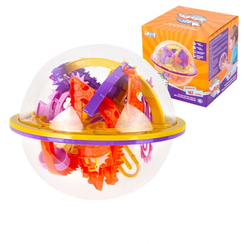 

101207 167 Levels Intelligence Breakthrough Maze Ball Magic Ball Portable Children Toy