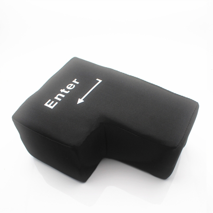 

Large Enter Decompression Button Nap Pillow(Black)