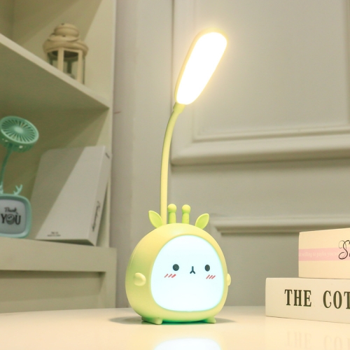 

YW2021 Cartoon Cute LED Eye Protection Desk Lamp Student Dormitory Bedroom Folding Reading Desk Lamp, Colour: Green Lamb