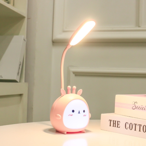 

YW2021 Cartoon Cute LED Eye Protection Desk Lamp Student Dormitory Bedroom Folding Reading Desk Lamp, Colour: Pink Lamb