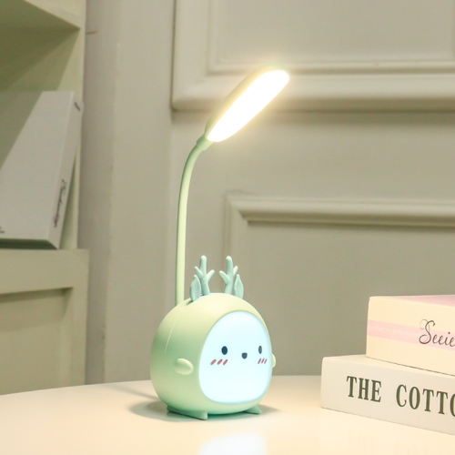 

YW2021 Cartoon Cute LED Eye Protection Desk Lamp Student Dormitory Bedroom Folding Reading Desk Lamp, Colour: Blue Fawn