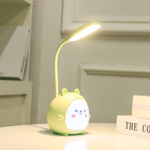 

YW2021 Cartoon Cute LED Eye Protection Desk Lamp Student Dormitory Bedroom Folding Reading Desk Lamp, Colour: Green Bear