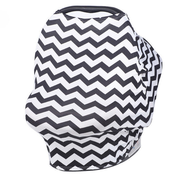 

Multi-function Shopping Cart Baby Car Set Cradle Cover Cotton Nursing Towel(Black)