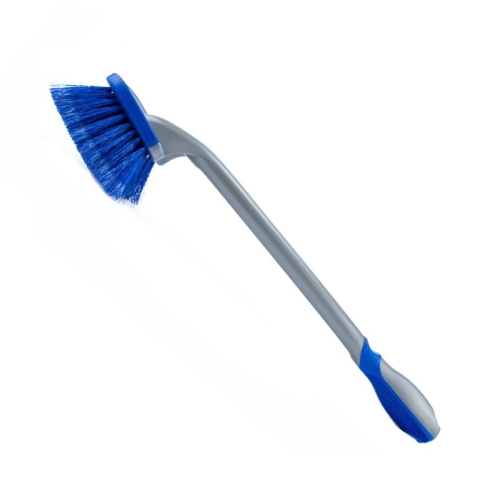 

3 PCS Wheel Hub Long-Handled Brush Special Tool For Powerful Decontamination & Cleaning Of Tires, Colour: Blue Long Pole