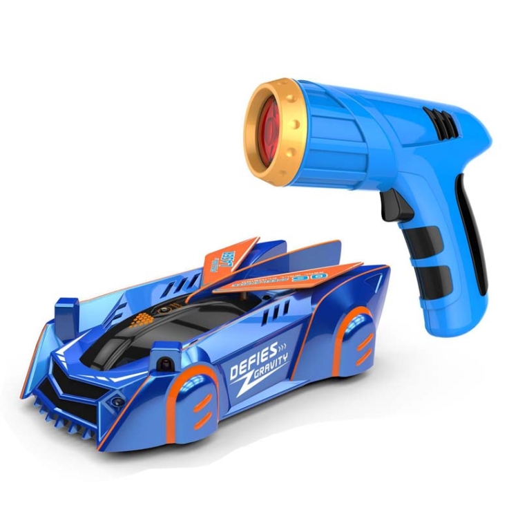 

Electric Remote Control Follow Light Wall Climbing Car Charging Infrared Induction Four-Wheel Drive Car Children Toy(Blue)
