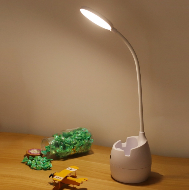 

Rechargeable 1200mAh Student Writing Reading Learning Desk Lamp with Pen Holder