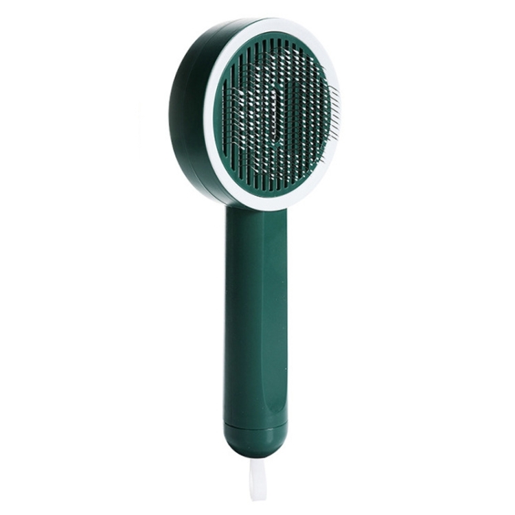 

UV Sterilization Cat Combing Brush Dog Hair Cleaner Pet Supplies(Green)