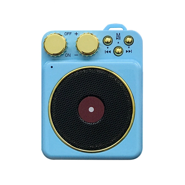 

T10 Wireless Smart Radio Bass Card Mobile Phone Mini Speaker(Blue)