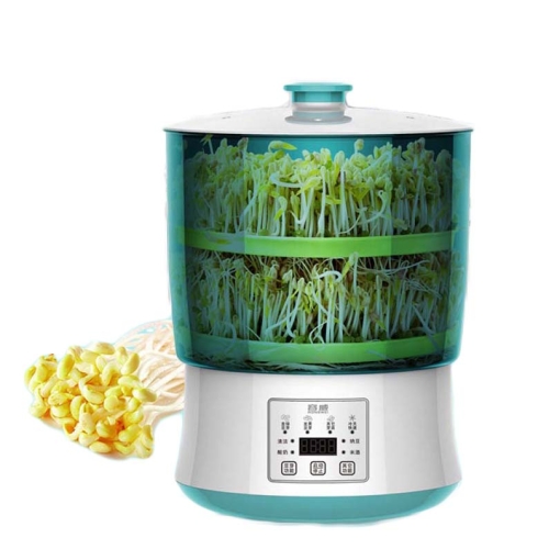 

RONGWEI Bean Sprouts Machine Household Automatic Large-Capacity Bean Sprouts Barrel, CN Plug, Style:3-layer+Plate+3m Cable