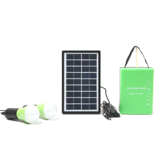 

3W Solar Small System Household Multifunctional Portable Emergency Light(Green)