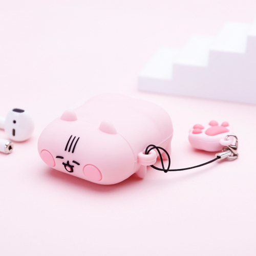 

5 PCS ICARER FAMILY Earphone Protective Sleeve Case for Apple AirPods 1/2(Pink)