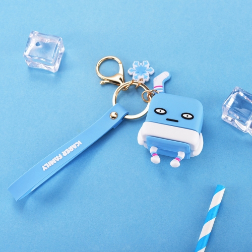 

ICARER FAMILY Short Couple Keychain Lanyard Pendant Bag Pendant Gift Doll, Colour: Ice (Neptune)