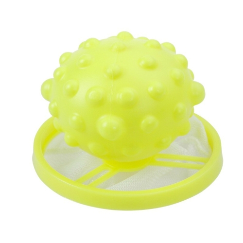 

10 PCS Washing Machine Float Filter Mesh Bag Cleaning And Decontamination Laundry Ball(Yellow)