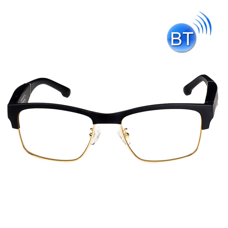

Anti-Blue Light Sports Wireless Stereo Smart Bluetooth Glasses Earphone, Colour: K2 Black Gold