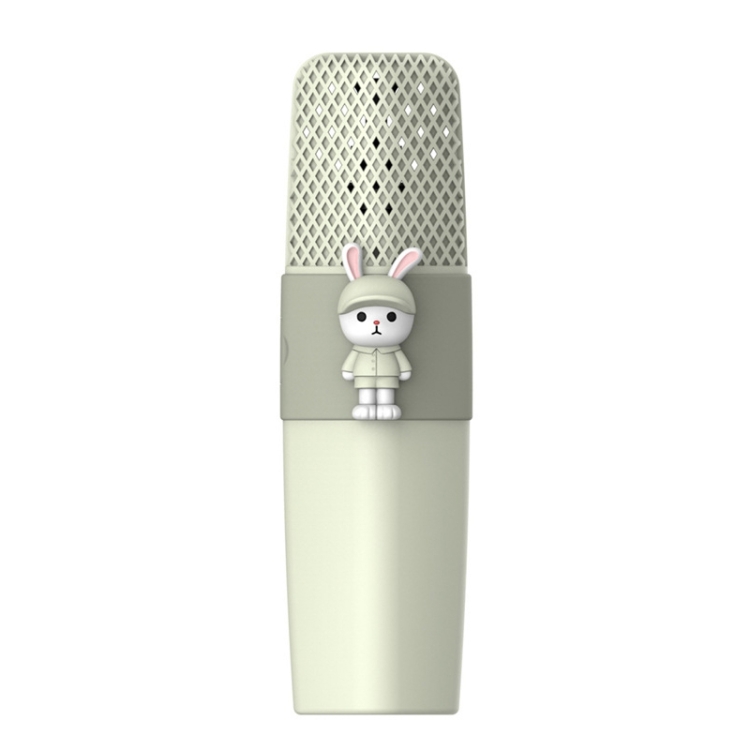 

K9 Children Wireless Bluetooth Mobile Phone K Song Treasure Microphone Audio(Light Green Rabbit)