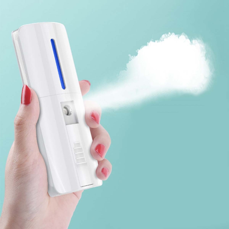 

Nano Spray Water Meter Handheld Portable Disinfection Sprayer Beauty Instrument(Goddess White)