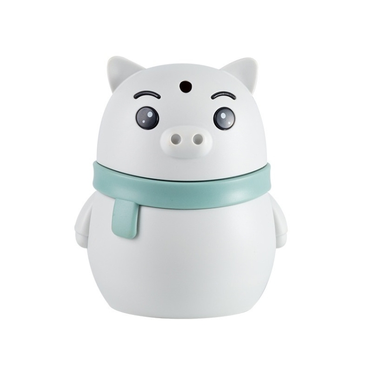 

2 PCS Household Cartoon Pig Shape Portable Automatic Pressing Toothpick Box(Blue)