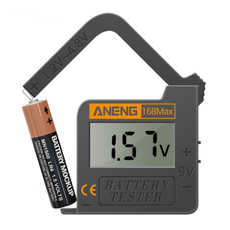 

2 PCS ANENG 168MAX Portable Battery Tester High-Precision Battery Power Tester Battery Capacity Tester