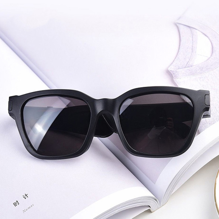 

F002 Binaural Mini Smart Call Waterproof Bluetooth Glasses Earphone(Black Sunglasses)