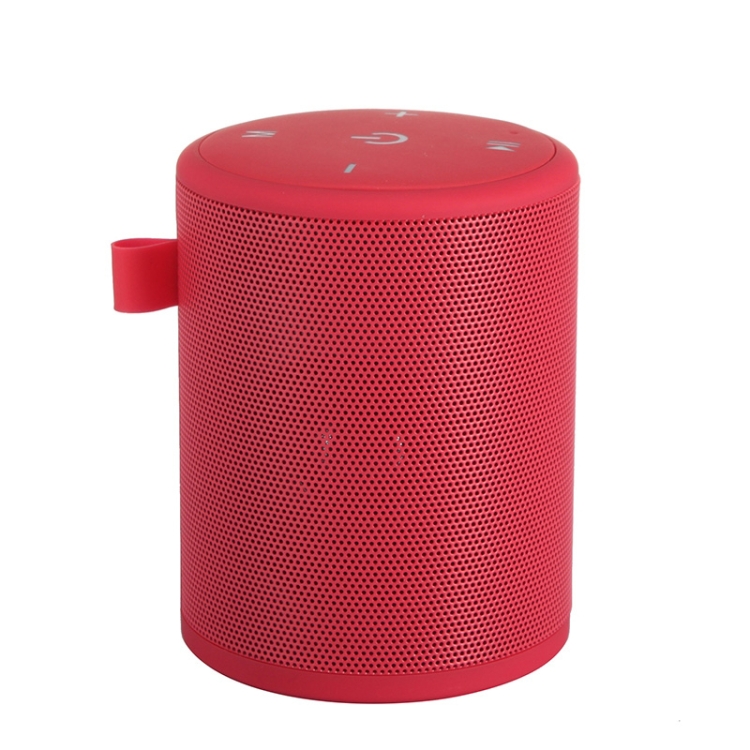 

T2 min Outdoor Wireless Bluetooth Speaker Subwoofer Waterproof Speaker with Carabiner(Red)