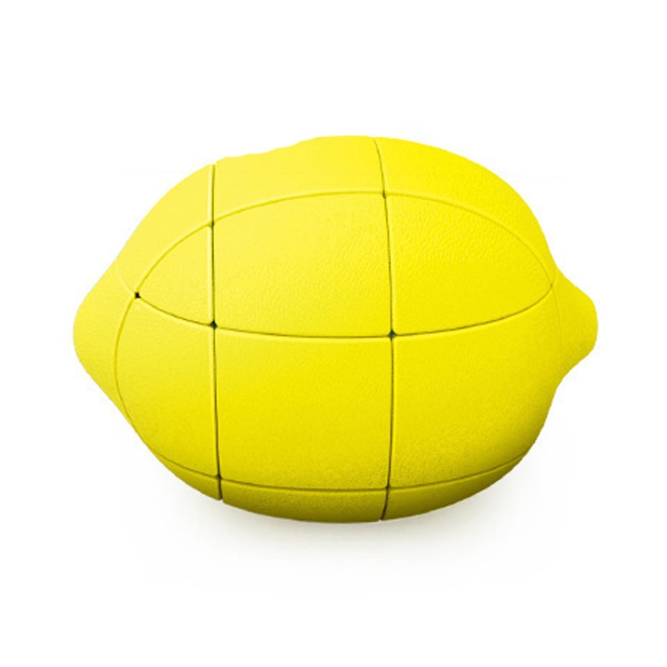 

Fruit Cube 1:1 Simulation Puzzle Decompression Alien Cube Toy, Colour: Lemon