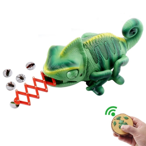 

8888 Children Electric Infrared Remote Control Crawling Chameleon Colorful Breathing Light Tricky Toy