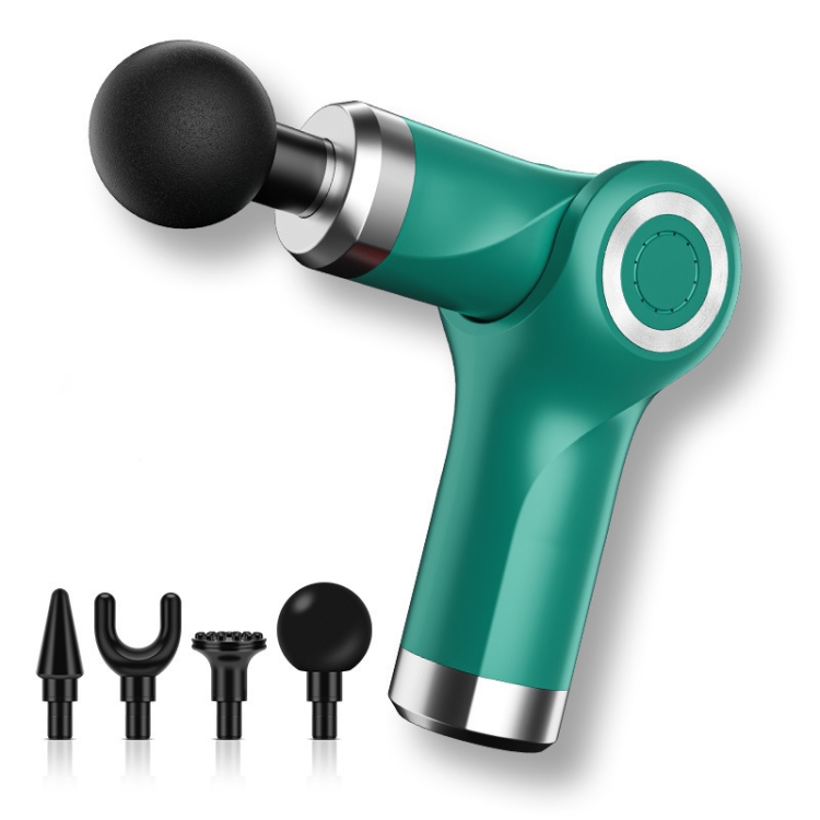 

Fascia Gun Pocket Electric Shock Gun Muscle Massage Gun, Specification: Folding (Green)