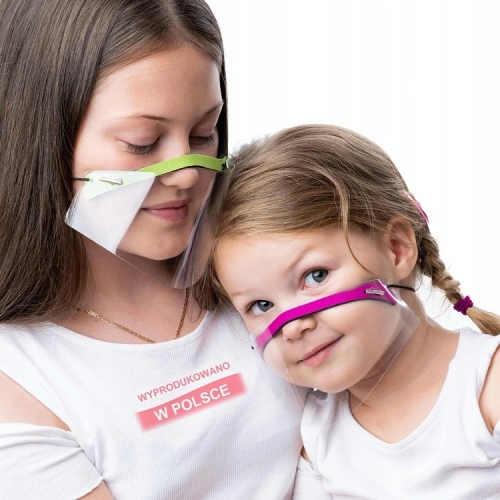 

8 PCS Transparent Dual-Purpose Anti-Saliva Splash Anti-Spitting Anti-Fog Face Shield For Child(Random Color Delivery)