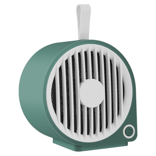

Household Mini Small Hot Air Heater Energy Saving Desktop Office Bedroom Bathroom Mute Heater, CN Plug(Green)