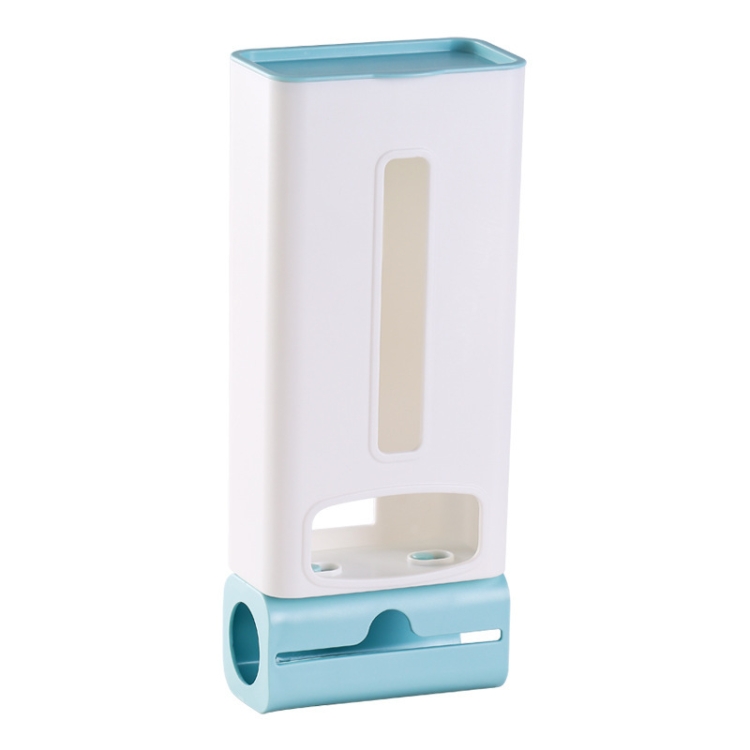 

2 PCS Garbage Bag Storage Box Wall-Mounted Extraction Plastic Bag Storage Box Portable Kitchen Storage Box(Light Blue)