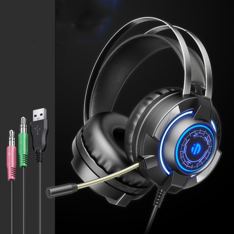 

Professional Version Inphic G2 Colorful Gaming Listening and Defensive Position Wired Headset with Microphone, Cable Length: 2m