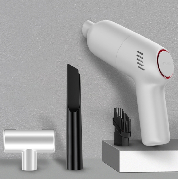 

SHANEN 120W 8000Pa Car Vacuum Cleaner Car Wireless Charging High-Power Powerful Mini Handheld Vacuum Cleaner White