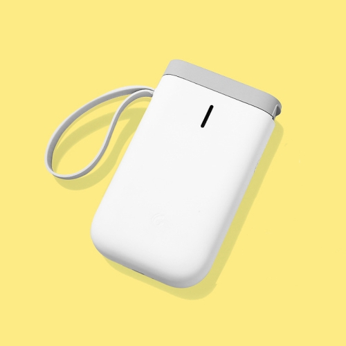 

JingChen D11 Thermal Label Printer Bluetooth Handheld Portable Sticker Mobile Phone Printer, Model: D11+3 Rolls Color Label