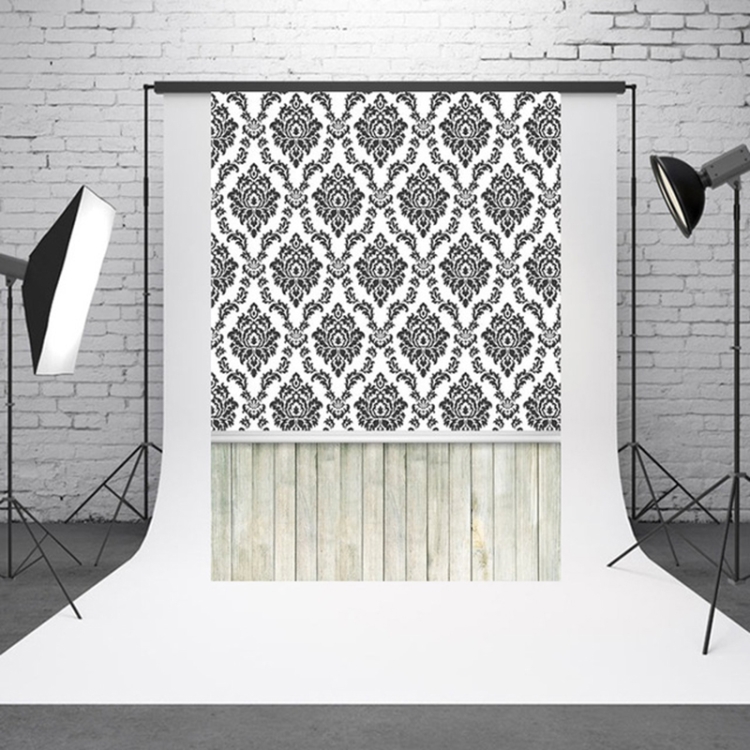 

1.5m x 2.1m Pattern Vintage Wooden Board Baby Photo Shooting Background Cloth